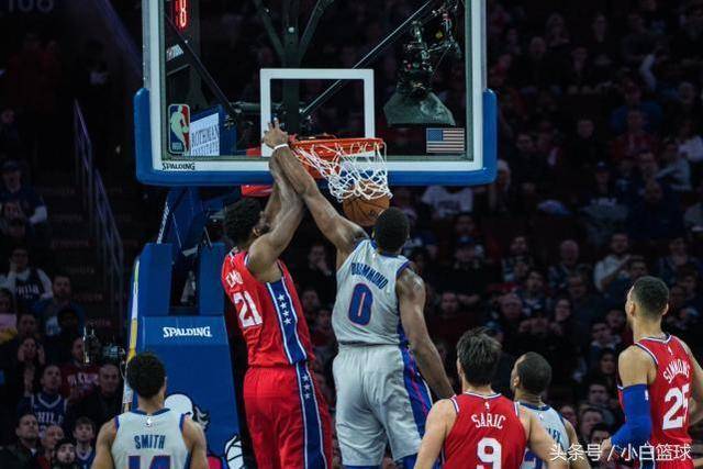  恩比德内线翻江倒海，76人轻取魔术迎五连胜
